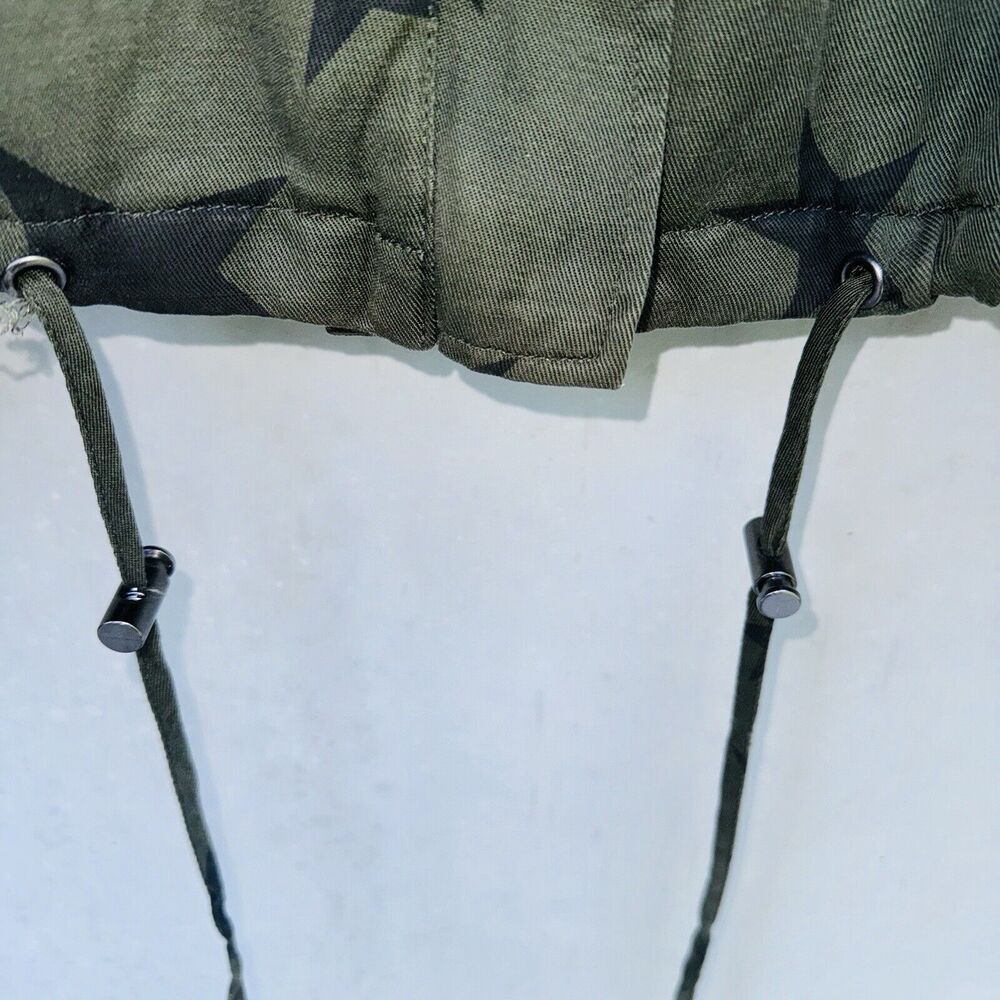 Rails Collins Sage Black Stars Print Utility Jack… - image 6